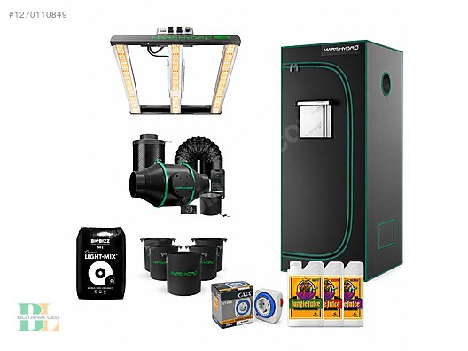 Mars Hydro FC1500 EVO Bitki Yetiştirme Seti | 70x70 cm Kabin