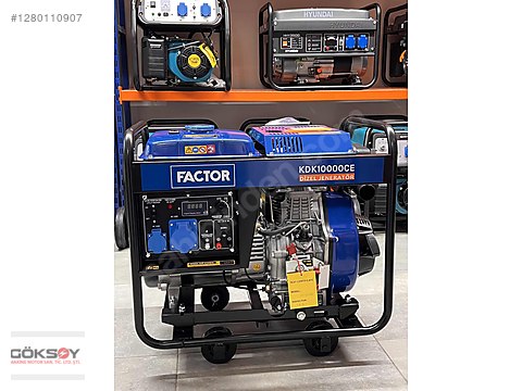 KAMA Factor KDK 10000CE MODEL 9.5 KVA AÇIK KASA DİZEL JENERATÖR