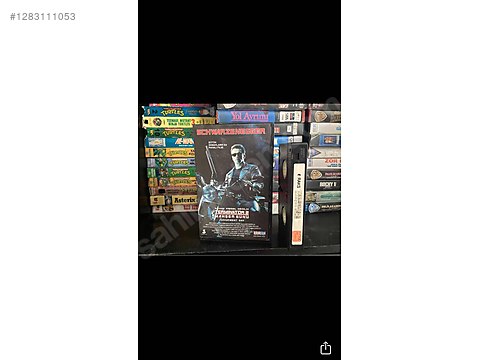 TERMİNATÖR 2 +çok az kullanışmış.TÜRKÇE altyazılı orjinal VHS
