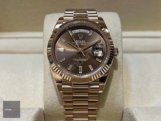 Rolex Rolex Day Date 40mm Baget Choco P rlanta Kadran Rose Alt n at sahibinden 1184111177