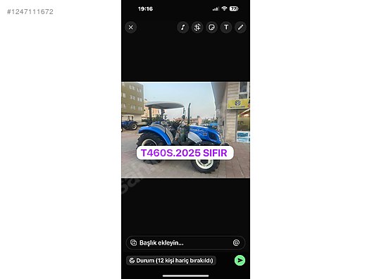 Machinery / Agricultural Machines / Tractors / New Holland / T4.60S