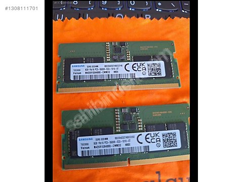 SAMSUNG 8+8 5600 mhz DDR5 RAM sahibinden.comda - 1308111701