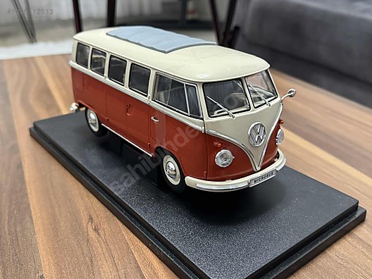 Model Car “Miniaturas REI” VW Kombi Welly Diecast Model 1:18 Volkswagen Minibüs Çeşitleri - 1300112513