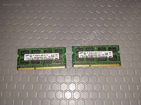 SAMSUNG 8 GB (4GB x 2) DDR3 1333Mhz Dual Kit Laptop Ram on