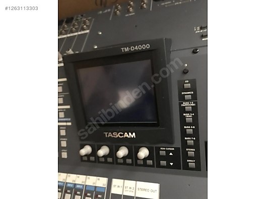 TASCAM TM-D4000 32 KANAL DİJİTAL MİKSER sahibinden.comda - 1263113303