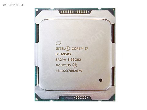 i7 6950x x99 2011 anakartın en güçlü işlemcisi sıfırdan farksız