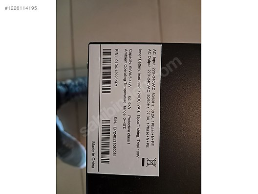 İkinci El ve Sıfır Alışveriş / Bilgisayar / Çevre Birimleri / Kesintisiz Güç Kaynağı (UPS)