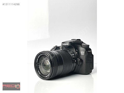 DSLR / Canon / EOS 70D / Canon Eos 70D / 18-135m Lens / Takaslı