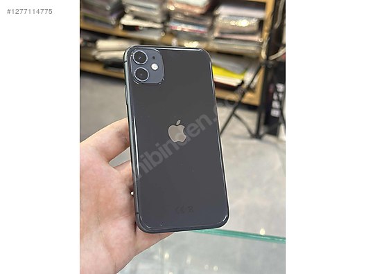 Resim Apple iPhone 11 İkinci El TR | 64 GB | Siyah İkinci El 6 AY GARANTİLİ IPHONE 11 64 GB PİL 77 DEĞİŞENSİZ