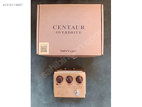 Dava edilen Behringer Klon Centaur klonu Overdrive SIFIR - Efekt