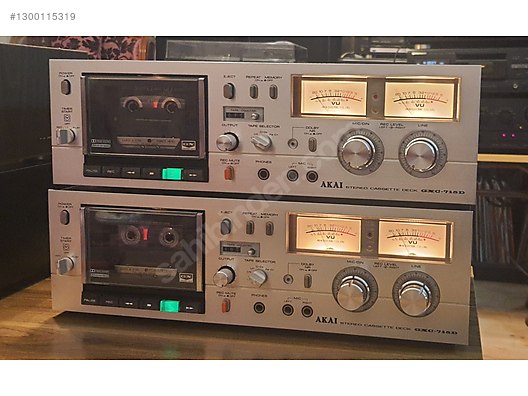 AKAI GXC-715D CASETTEDECK TERTEMİZ on sahibinden.com - 1300115319