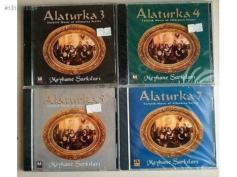 Alaturka sıfır açılmamış ambalajında 4 adet CD - Müzik CD leri