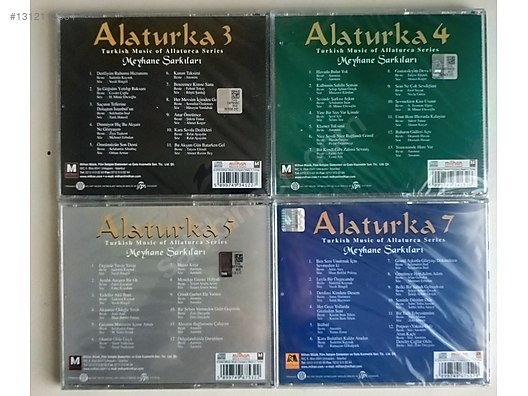 洋楽 262294 All in - the Cds Alaturka sıfır açılmamış ambalajında 4 adet CD - Müzik CD leri