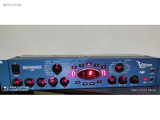 Behringer V Amp Pro Multi Efekt Prosesoru 24 Bit 96 Khz At Sahibinden Com