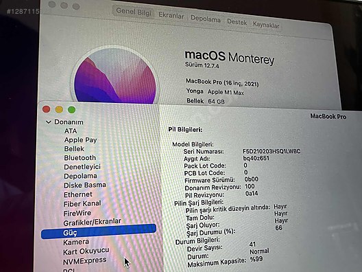 Apple Macbook / MacBook Pro M1 Max 16