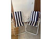 Plaj Piknik Kamp Sandalyesi (2 Adet)