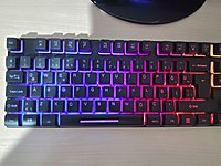 RGB Işıklı Uygun Temiz Klavye