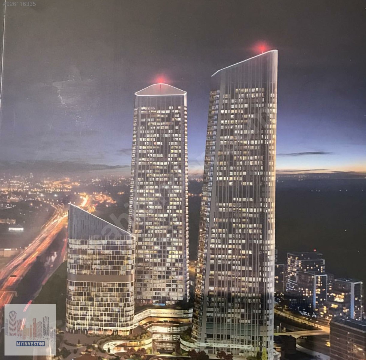 SKYLAND İSTANBUL YÜKSEK KAT 1+1 KİRALIK DAİRE Kiralık Residence