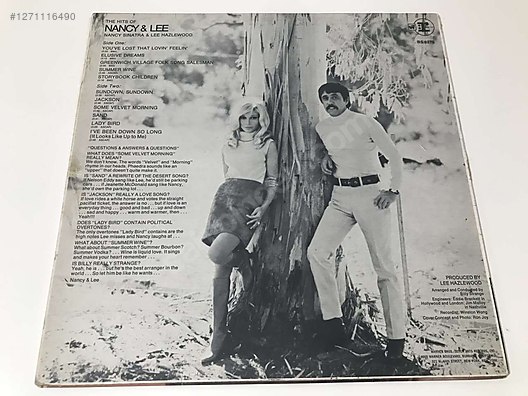 Nancy Sinatra & Lee Hazlewood Nancy & Lee - Müzik Plakları Nancy Sinatra & Lee Hazlewood Nancy & Lee - Müzik Plakları