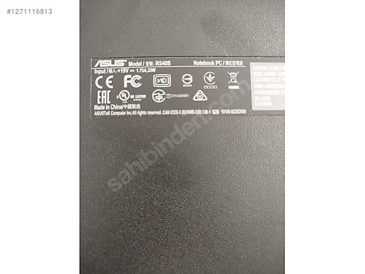 Asus R540s Asus / Asus R540S Intel N3050 1.60 GHz 2GB 15