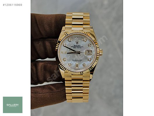 Rolex Rolex Day Date Yellow Gold 128238 Mop Dial at sahibinden 1206116969