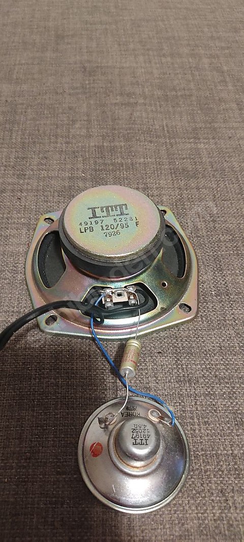 itt ÇİFT HOPARLÖR TWİTTER BİRLİKTE SET 49197 52281 LPB 120/95 F