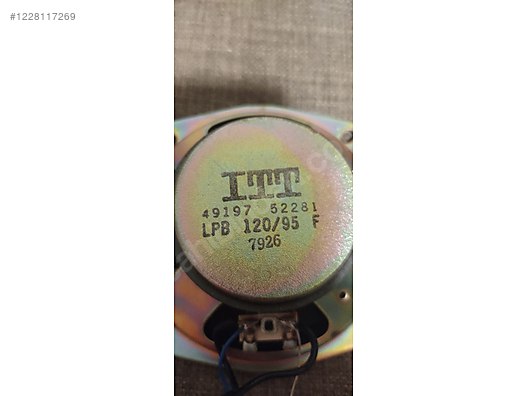 İtt ÇİFT HOPARLÖR TWİTTER BİRLİKTE SET 49197 52281 LPB 120/95 F - İkinci El ITT Set Hoparlörü Hoparlör fiyatları