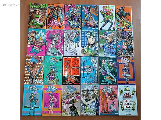 JoJo Part 7 Steel Ball Run Full Set Tüm Ciltler on sahibinden.com