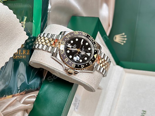 Rolex gold silver black deals