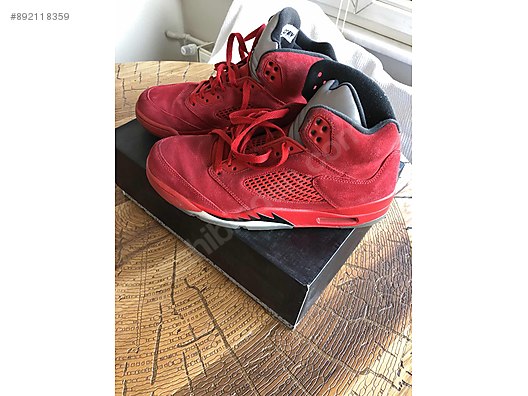 jordan red suede