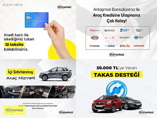 OTOMERKEZİ'NDE 0.79 İLE 12 AY KREDİ - K.KARTI 12 TAKSİT- CLİO