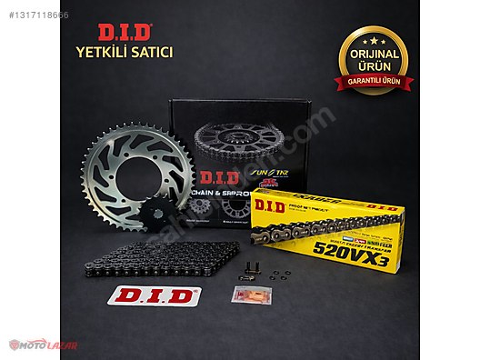 Şanzıman / CFMOTO TÜM MODELLER ZİNCİR DİŞLİ SETİ DID VX3 ZVM-X JT