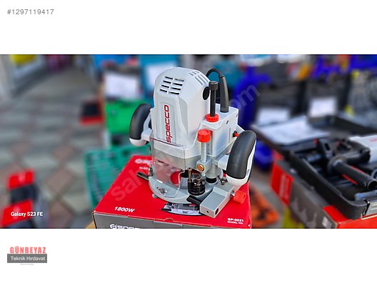 SPECCO SP 9031 ELEKTİRİKLİ FREZE ÇİFT EL 1800 W - Sıfır Elektrikli