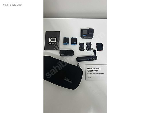 GOPRO10 セット Gopro Hero 10 Black Combo kit + Aksesuarlar (SD kart yok