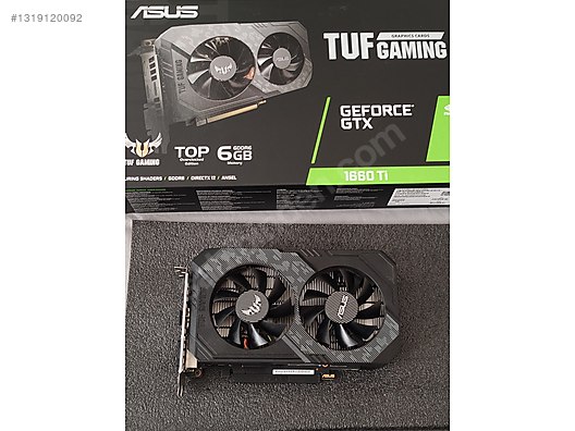【美品】GTX 1660 super 6gb asus Asus GTX 1660 Super 6GB sahibinden.comda - 1319120092