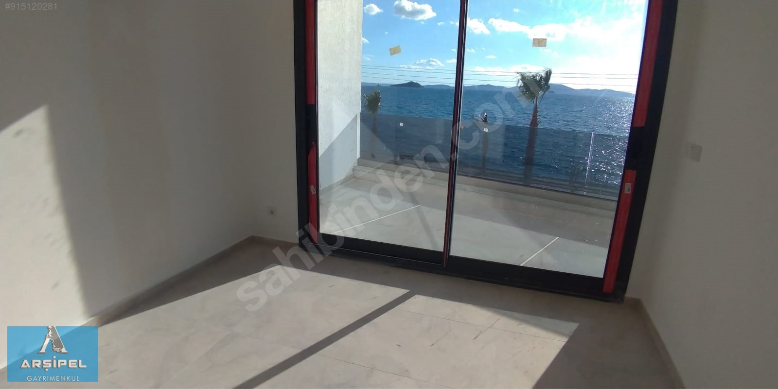 Turgutreis oteller bölgesinde denize sıfır, eşyalı yeni daireler