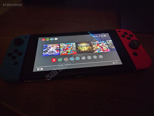 Nintendo Switch V1 + Samsung Evo 128GB MicroSD + 1 Oyun 8500TL