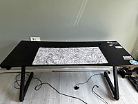 GAMING MASA 170CM OTURMA KISMI KAVİSLİ