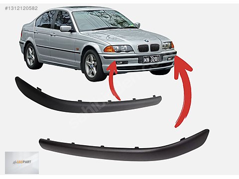 BMW E46 Sedan 318i 320i 323i 01-05 için Ön Tampon sağ sol şerit