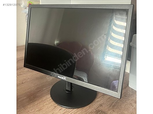 LEDLCD19 inç radexIPS monitör 60 hz 1920x1080p eğimli+hdmi kablo
