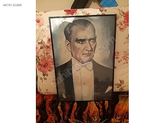 Antika Ataturk Portesi Cerceve Yagli Boya Antika Antika Tablo Cerceve Ve Cesitli Antika Dekorasyon Urunleri Sahibinden Com Da 876120896