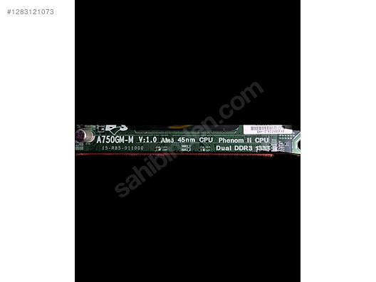 A750GM-M ANAKART + AMD İŞLEMCİ - Anakart ve Tüm Masaüstü Bilgisayar Parçaları sahibinden.com'da