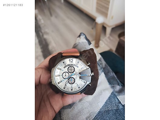 Dz 1964 Brown Leather Orologio Diesel Master Chief Diesel DZ4344