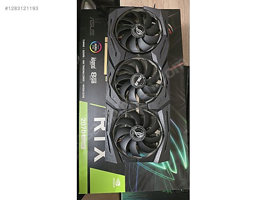 ASUS ROG RTX 2070 SUPER OC - Asus Ekran Kartı İlanları sahibinden.com'da