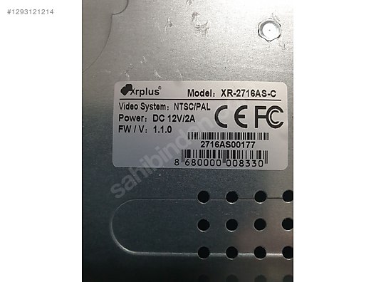 XPLUS XR-2716AS-C/1080P16 KANAL KAMERA KAYIT CIHAZI - Kanal DVR