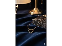 kapli gold rengi kolye