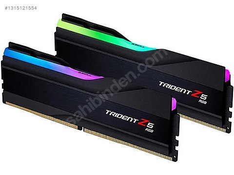 GSKILL 32GB (2x16GB) TRIDENT Z5 SİYAH DDR5 6400MHz CL32 1.4V RGB
