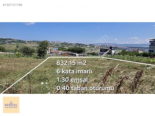 DERECİKTE 832 M2 ETRAFI VİLLA İLE ÇEVRİLİ HARİKA ARSA