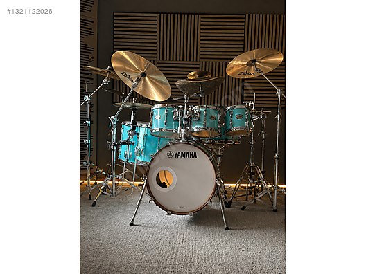 YAMAHA RECORDING CUSTOM SURF GREEN YENİ SERİ 7 PARÇA - Bateri ve