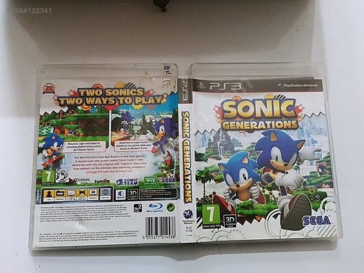 Sonic Generations (Playstation 3 PS3) Two Sonics - Two ways to